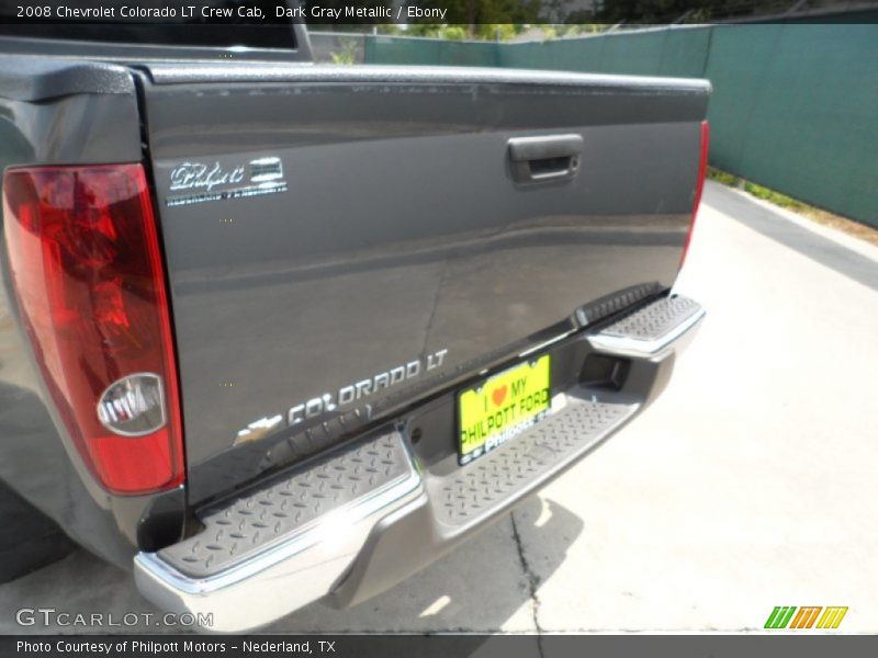 Dark Gray Metallic / Ebony 2008 Chevrolet Colorado LT Crew Cab