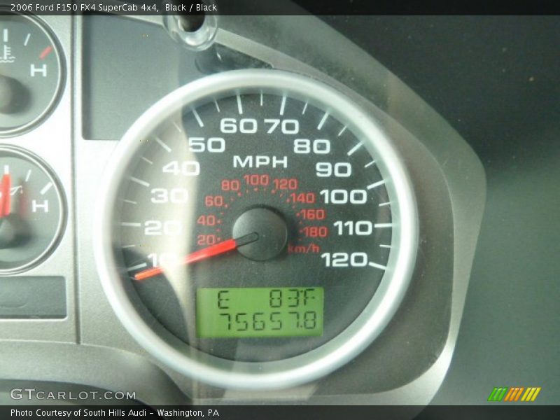 Black / Black 2006 Ford F150 FX4 SuperCab 4x4