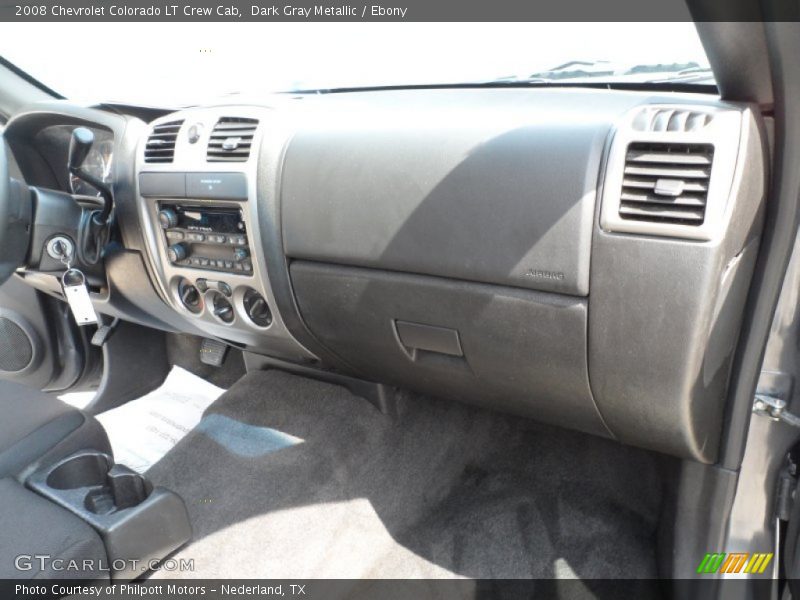 Dark Gray Metallic / Ebony 2008 Chevrolet Colorado LT Crew Cab