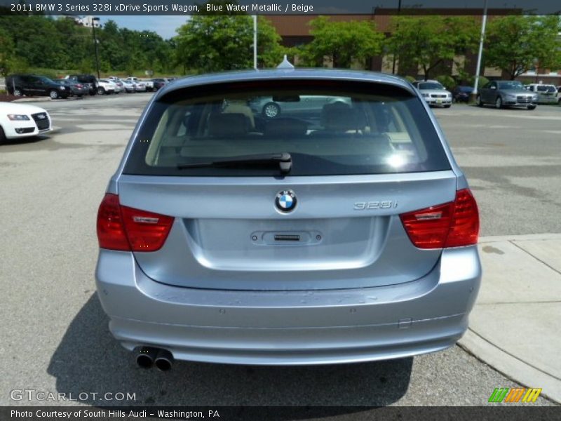 Blue Water Metallic / Beige 2011 BMW 3 Series 328i xDrive Sports Wagon