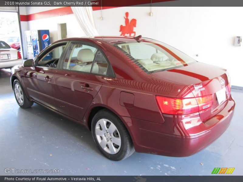 Dark Cherry Red / Camel 2010 Hyundai Sonata GLS