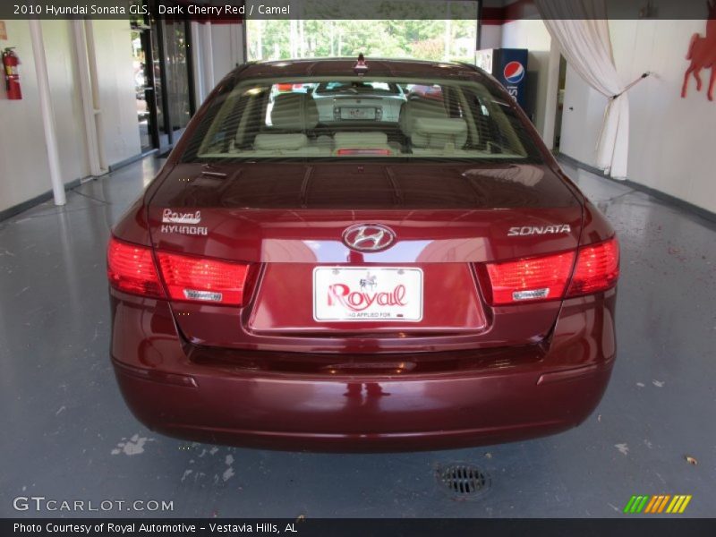 Dark Cherry Red / Camel 2010 Hyundai Sonata GLS