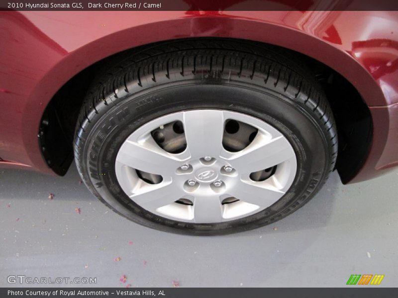 Dark Cherry Red / Camel 2010 Hyundai Sonata GLS