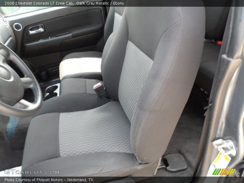 Dark Gray Metallic / Ebony 2008 Chevrolet Colorado LT Crew Cab