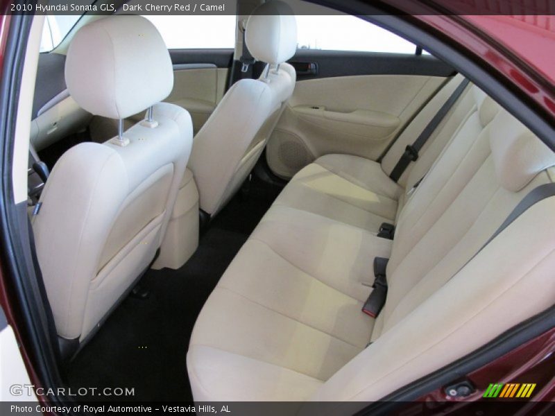 Dark Cherry Red / Camel 2010 Hyundai Sonata GLS
