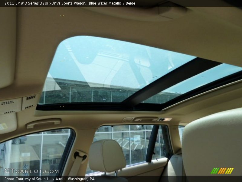 Sunroof of 2011 3 Series 328i xDrive Sports Wagon