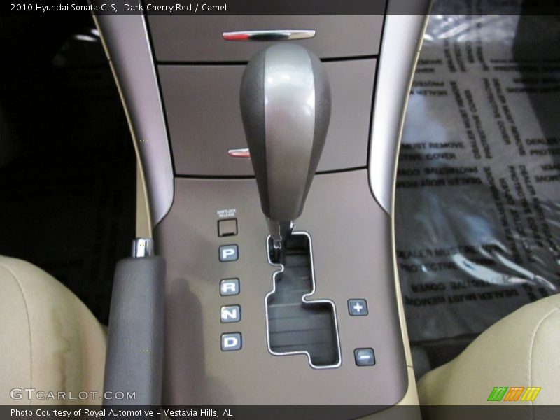 Dark Cherry Red / Camel 2010 Hyundai Sonata GLS