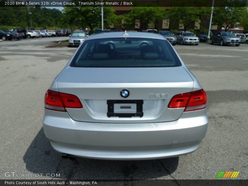 Titanium Silver Metallic / Black 2010 BMW 3 Series 328i xDrive Coupe