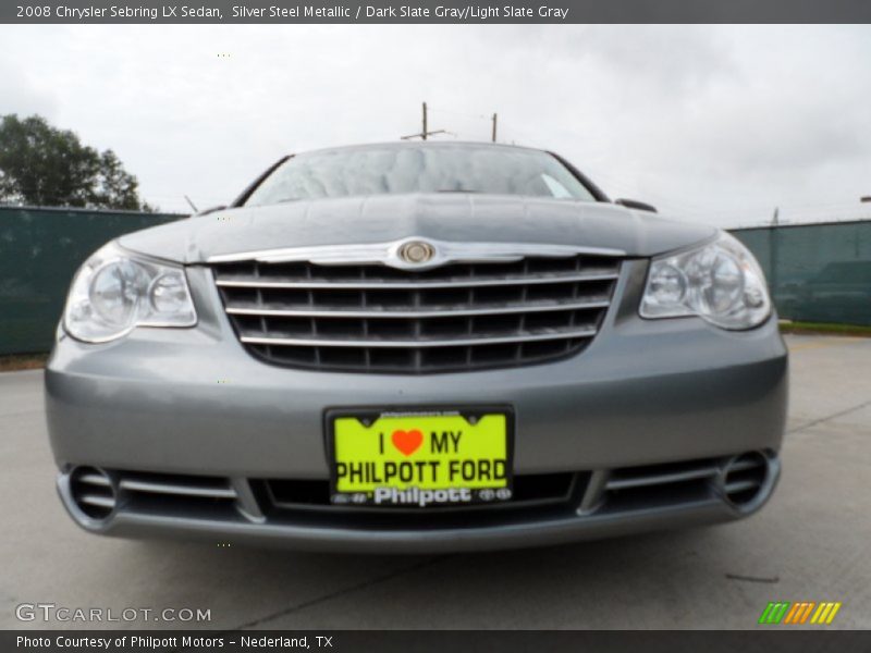 Silver Steel Metallic / Dark Slate Gray/Light Slate Gray 2008 Chrysler Sebring LX Sedan