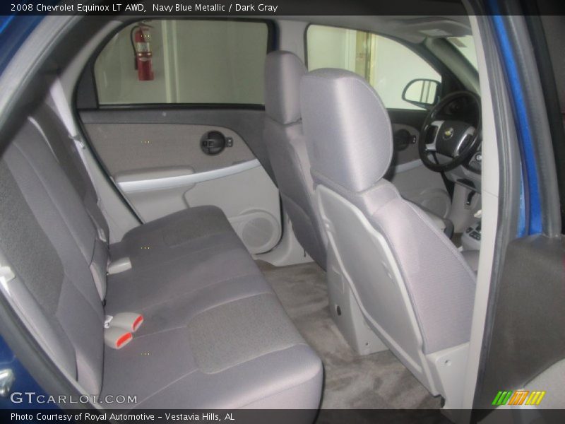Navy Blue Metallic / Dark Gray 2008 Chevrolet Equinox LT AWD