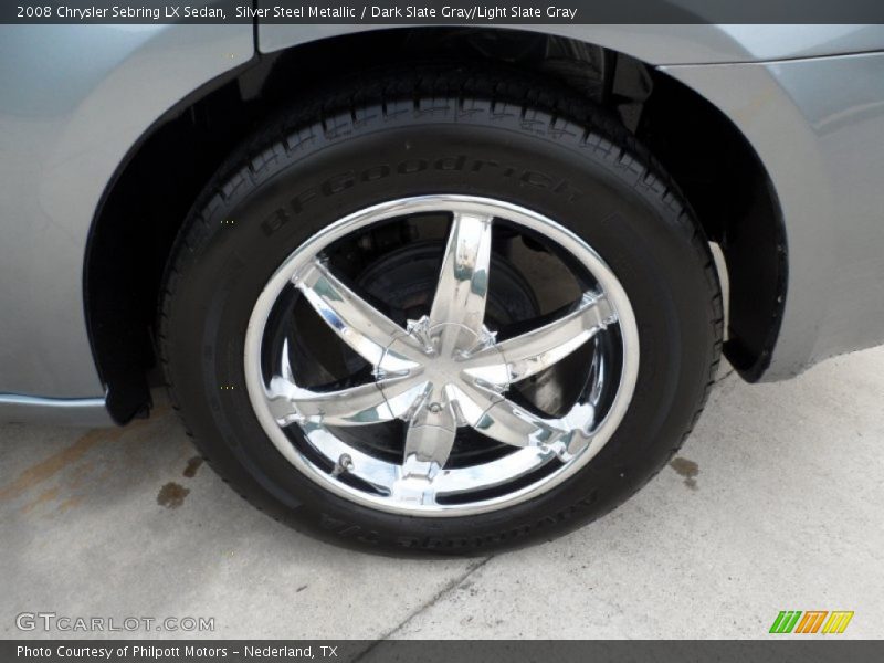 Silver Steel Metallic / Dark Slate Gray/Light Slate Gray 2008 Chrysler Sebring LX Sedan