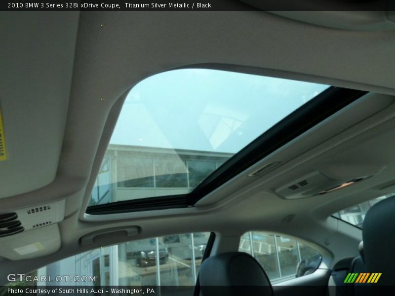 Titanium Silver Metallic / Black 2010 BMW 3 Series 328i xDrive Coupe