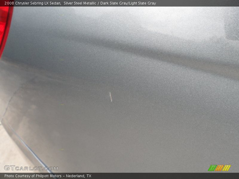 Silver Steel Metallic / Dark Slate Gray/Light Slate Gray 2008 Chrysler Sebring LX Sedan