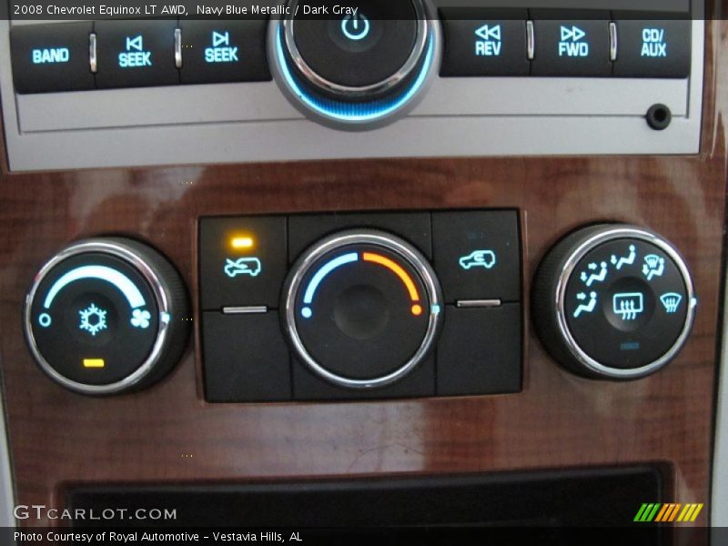 Navy Blue Metallic / Dark Gray 2008 Chevrolet Equinox LT AWD