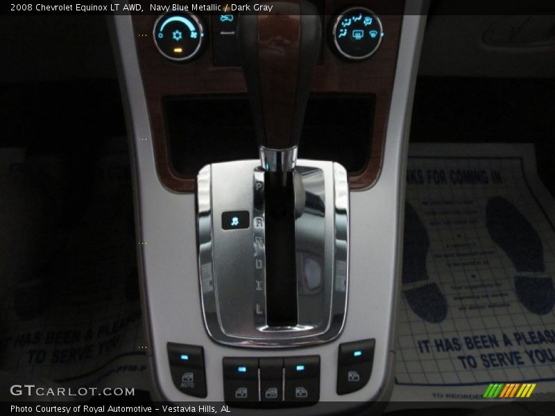 Navy Blue Metallic / Dark Gray 2008 Chevrolet Equinox LT AWD