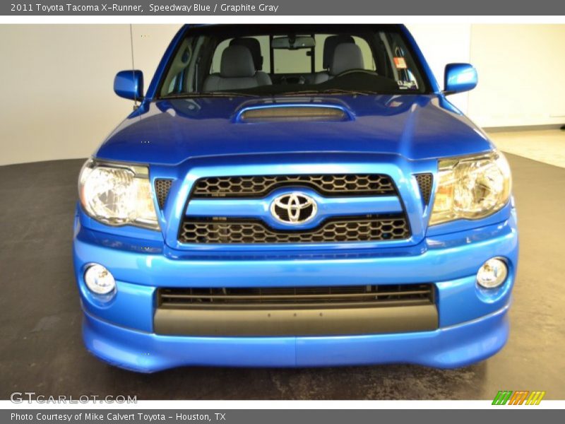 Speedway Blue / Graphite Gray 2011 Toyota Tacoma X-Runner
