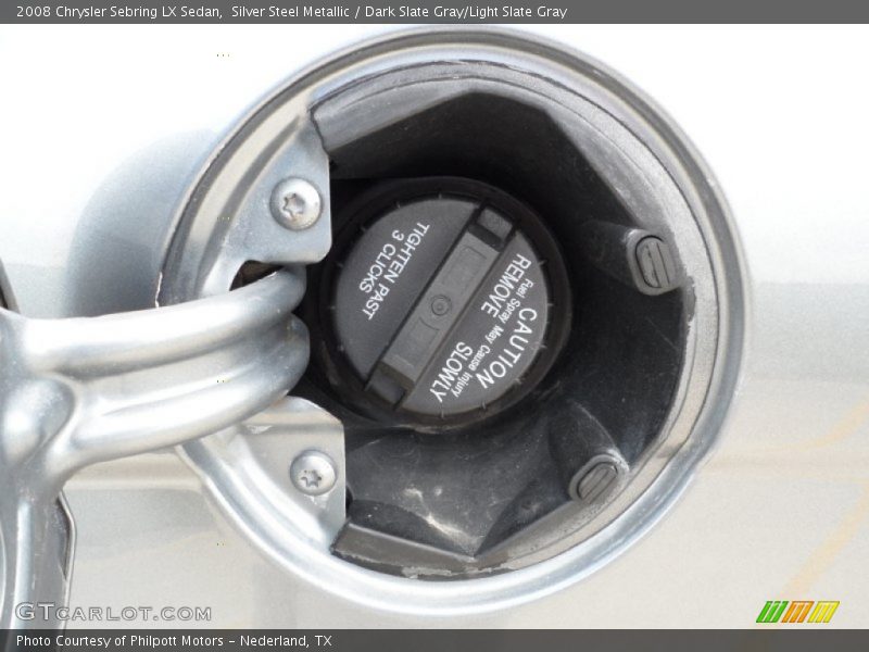 Silver Steel Metallic / Dark Slate Gray/Light Slate Gray 2008 Chrysler Sebring LX Sedan