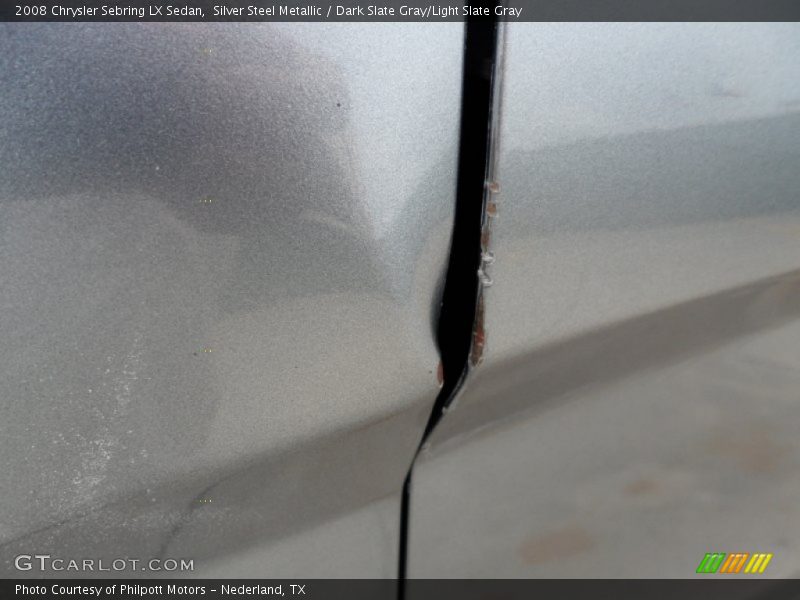 Silver Steel Metallic / Dark Slate Gray/Light Slate Gray 2008 Chrysler Sebring LX Sedan
