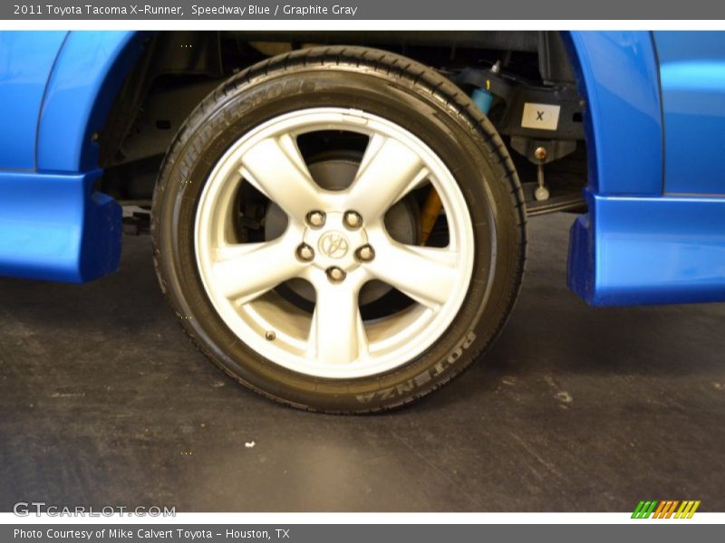 Speedway Blue / Graphite Gray 2011 Toyota Tacoma X-Runner