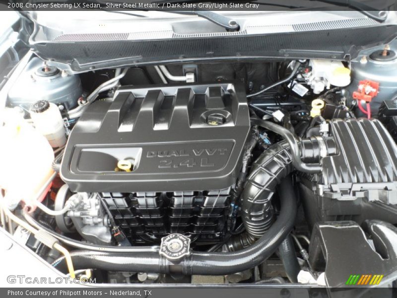 Silver Steel Metallic / Dark Slate Gray/Light Slate Gray 2008 Chrysler Sebring LX Sedan