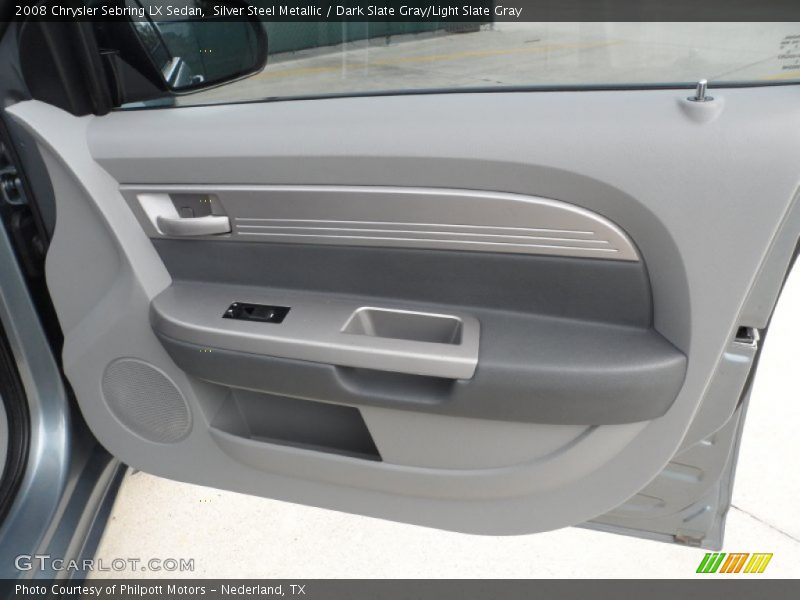 Silver Steel Metallic / Dark Slate Gray/Light Slate Gray 2008 Chrysler Sebring LX Sedan