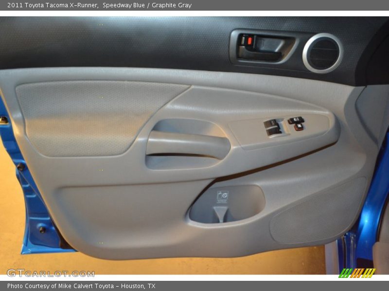 Speedway Blue / Graphite Gray 2011 Toyota Tacoma X-Runner