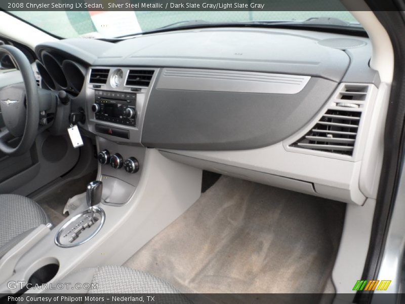 Silver Steel Metallic / Dark Slate Gray/Light Slate Gray 2008 Chrysler Sebring LX Sedan