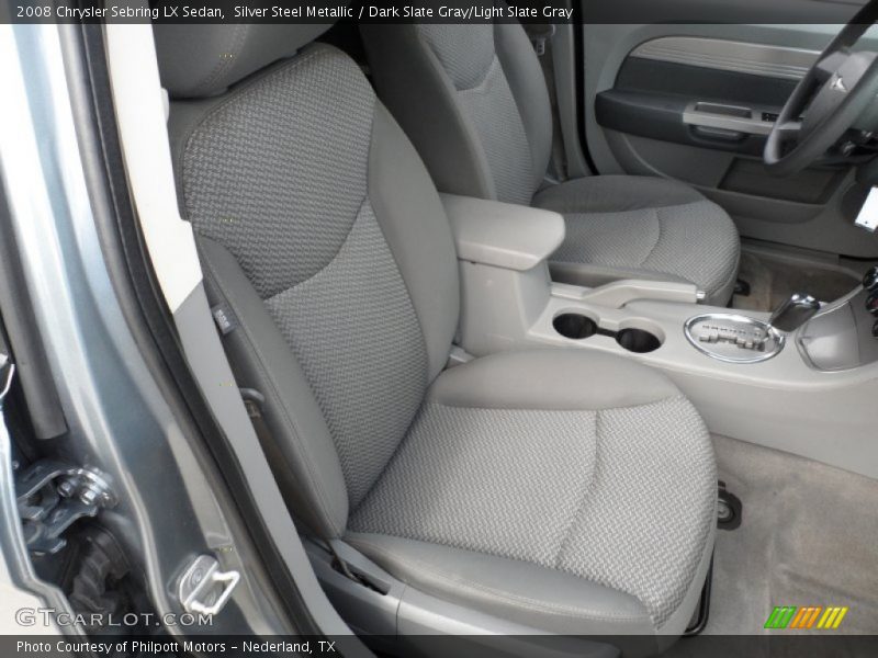 Silver Steel Metallic / Dark Slate Gray/Light Slate Gray 2008 Chrysler Sebring LX Sedan