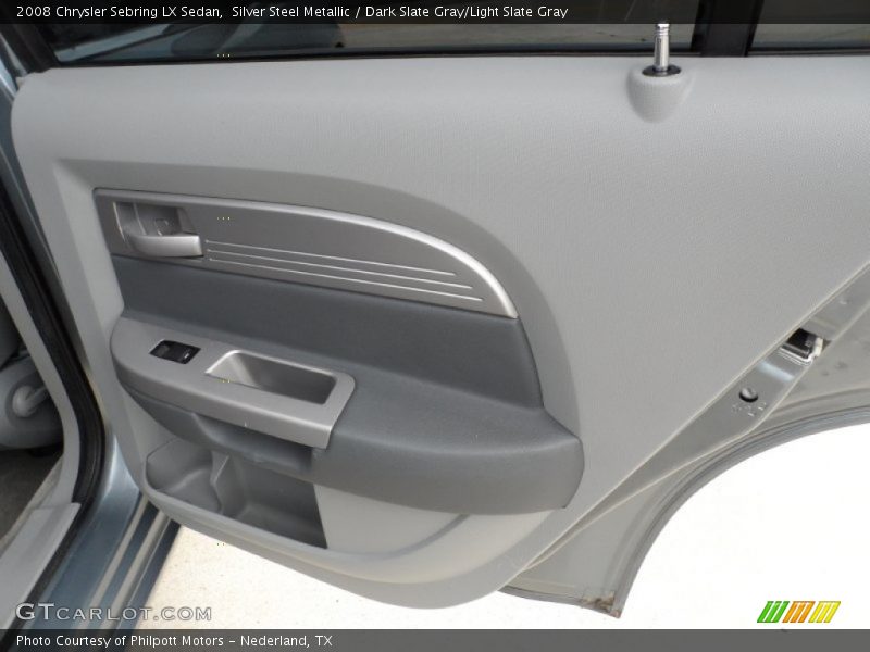 Silver Steel Metallic / Dark Slate Gray/Light Slate Gray 2008 Chrysler Sebring LX Sedan