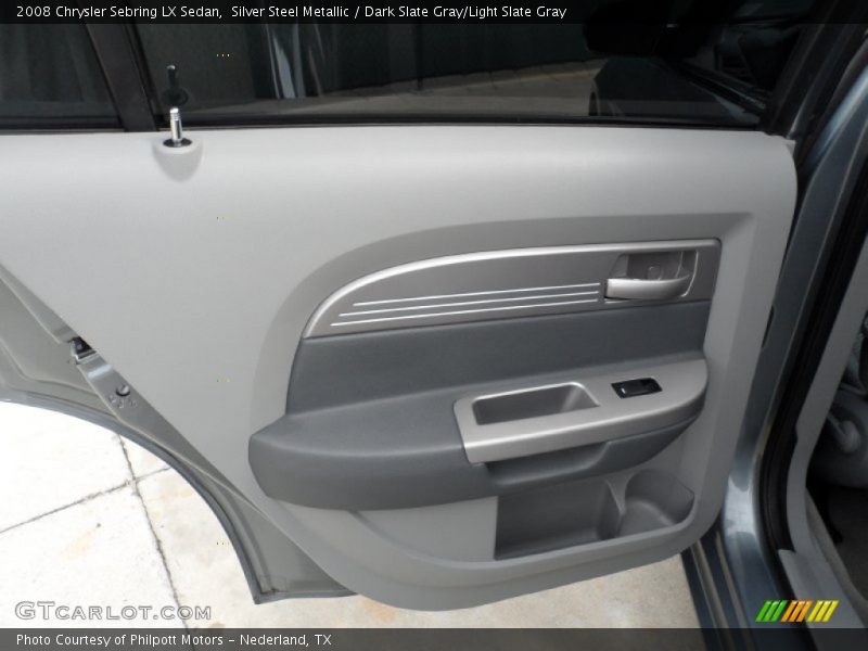 Silver Steel Metallic / Dark Slate Gray/Light Slate Gray 2008 Chrysler Sebring LX Sedan