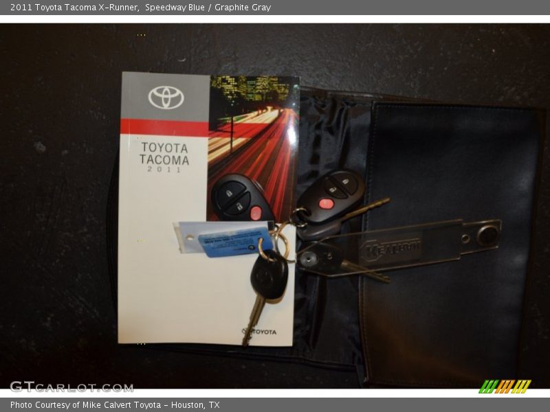 Speedway Blue / Graphite Gray 2011 Toyota Tacoma X-Runner