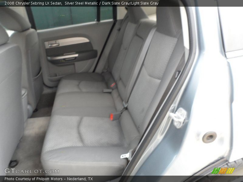 Silver Steel Metallic / Dark Slate Gray/Light Slate Gray 2008 Chrysler Sebring LX Sedan