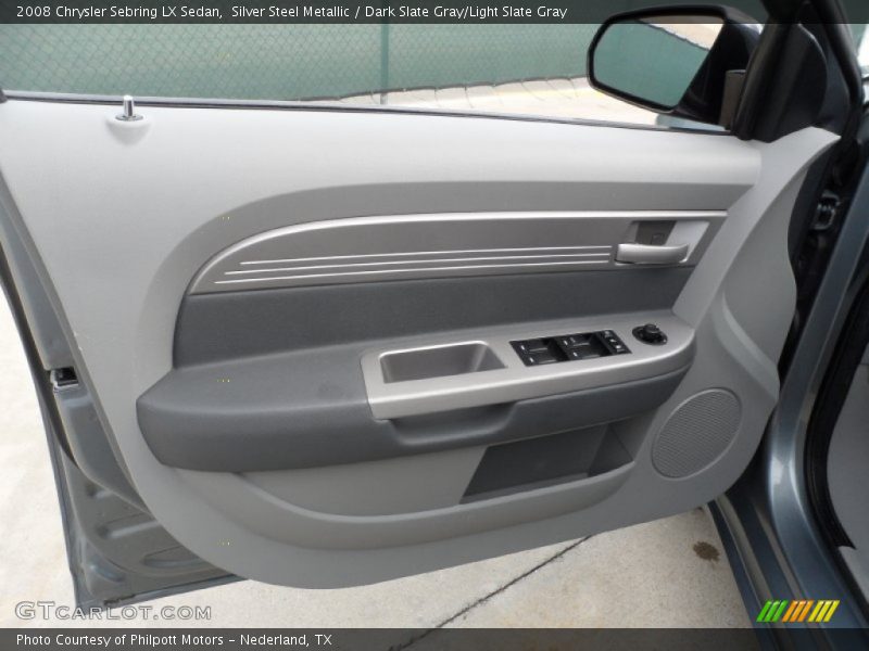 Silver Steel Metallic / Dark Slate Gray/Light Slate Gray 2008 Chrysler Sebring LX Sedan