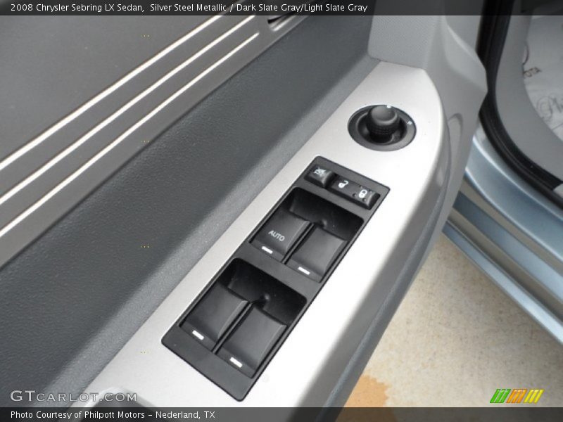 Silver Steel Metallic / Dark Slate Gray/Light Slate Gray 2008 Chrysler Sebring LX Sedan