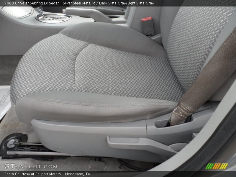 Silver Steel Metallic / Dark Slate Gray/Light Slate Gray 2008 Chrysler Sebring LX Sedan