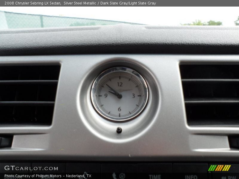 Silver Steel Metallic / Dark Slate Gray/Light Slate Gray 2008 Chrysler Sebring LX Sedan
