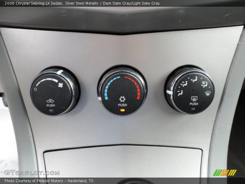 Silver Steel Metallic / Dark Slate Gray/Light Slate Gray 2008 Chrysler Sebring LX Sedan