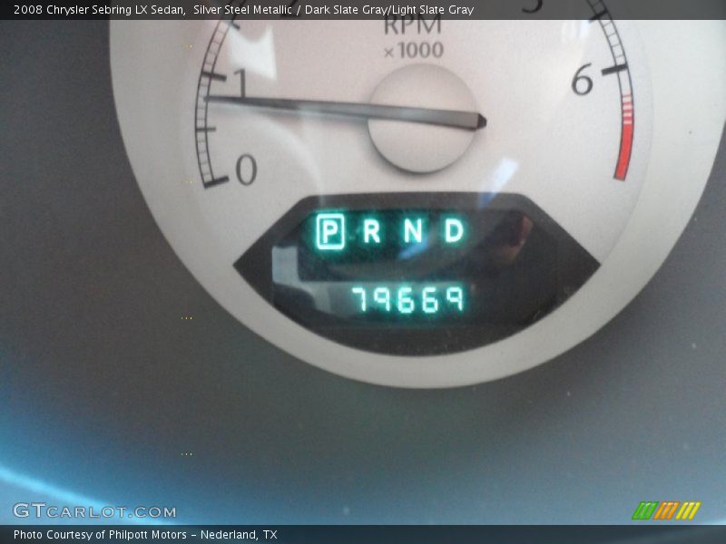 Silver Steel Metallic / Dark Slate Gray/Light Slate Gray 2008 Chrysler Sebring LX Sedan