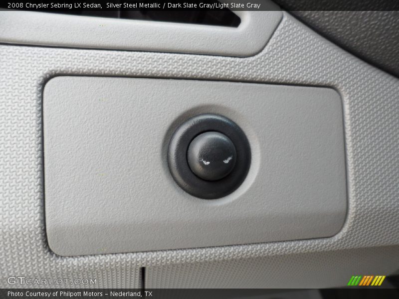 Silver Steel Metallic / Dark Slate Gray/Light Slate Gray 2008 Chrysler Sebring LX Sedan