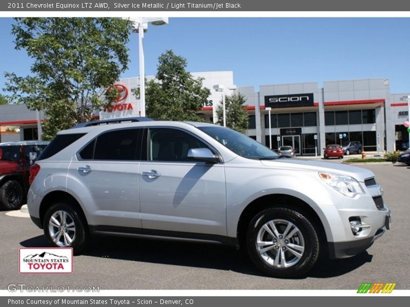 Silver Ice Metallic / Light Titanium/Jet Black 2011 Chevrolet Equinox LTZ AWD