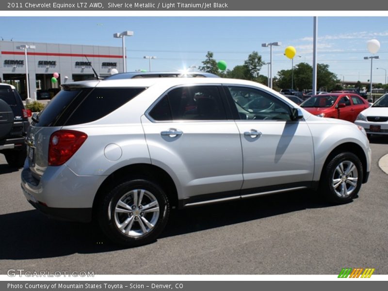 Silver Ice Metallic / Light Titanium/Jet Black 2011 Chevrolet Equinox LTZ AWD