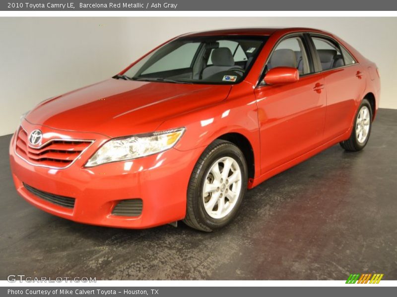 Barcelona Red Metallic / Ash Gray 2010 Toyota Camry LE