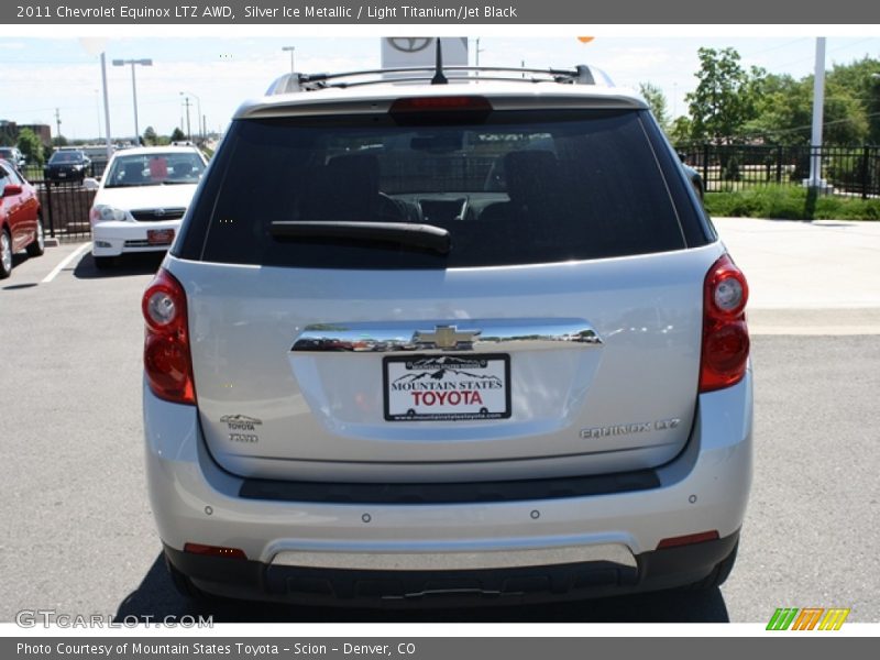 Silver Ice Metallic / Light Titanium/Jet Black 2011 Chevrolet Equinox LTZ AWD