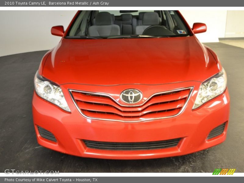 Barcelona Red Metallic / Ash Gray 2010 Toyota Camry LE