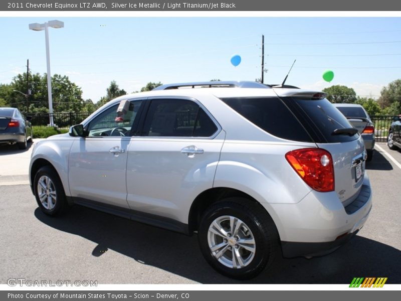 Silver Ice Metallic / Light Titanium/Jet Black 2011 Chevrolet Equinox LTZ AWD