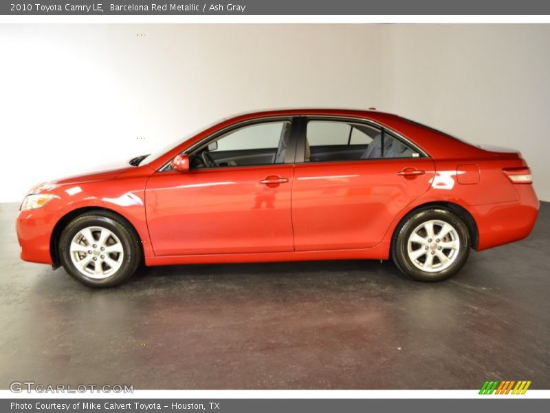 Barcelona Red Metallic / Ash Gray 2010 Toyota Camry LE