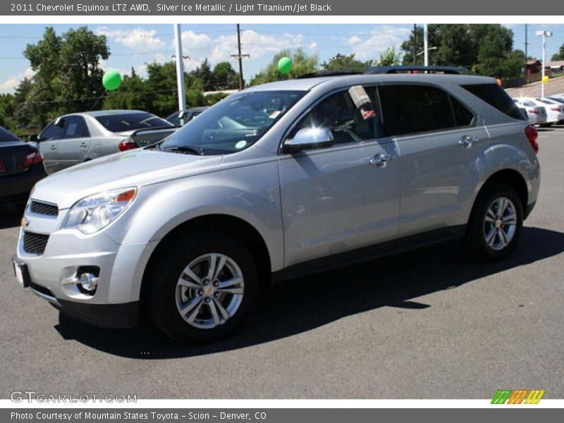 Silver Ice Metallic / Light Titanium/Jet Black 2011 Chevrolet Equinox LTZ AWD