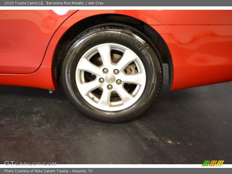 Barcelona Red Metallic / Ash Gray 2010 Toyota Camry LE