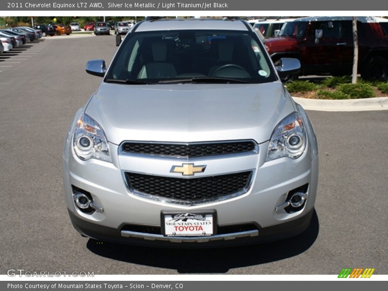 Silver Ice Metallic / Light Titanium/Jet Black 2011 Chevrolet Equinox LTZ AWD