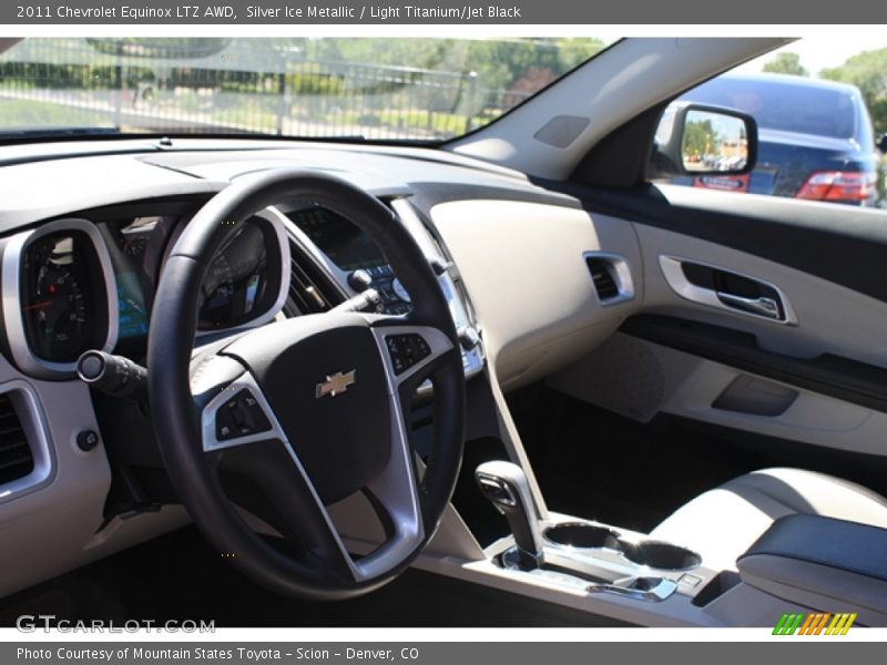 Silver Ice Metallic / Light Titanium/Jet Black 2011 Chevrolet Equinox LTZ AWD